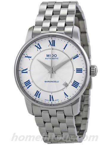 美度M8600.4.21.1女表贝伦赛丽系列-银色表带/表径38mm