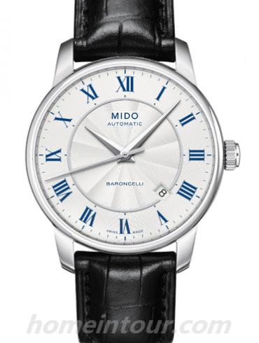 美度M8600.4.21.4男表贝伦赛丽系列-黑色表带/表径38mm