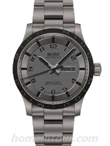 美度M018.430.44.062.00男表舵手系列-灰色表带/表径42mm