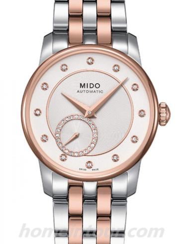 美度M007.228.22.036.00女表贝伦赛丽系列-间金色表带/表径35mm