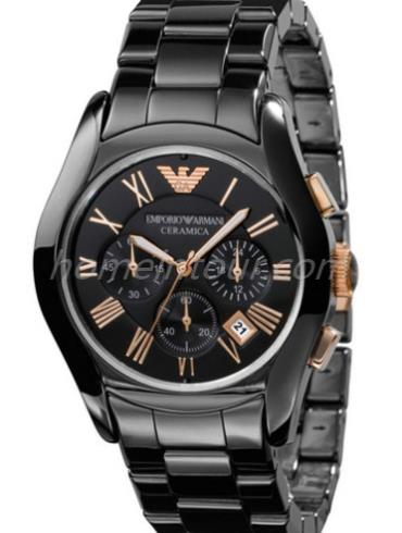 阿玛尼AR1410男表VALENTE系列-黑色表带/表径43mm