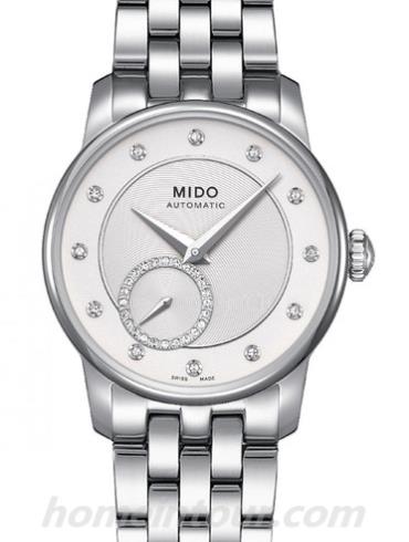 美度M007.228.11.036.00女表贝伦赛丽系列-银色表带/表径35mm