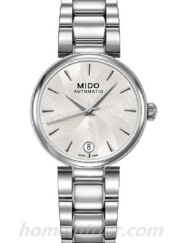 美度M022.207.11.031.10女表贝伦赛丽系列-银色表带/表径33mm