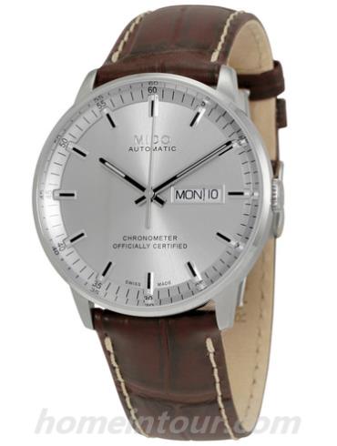 美度M021.431.16.071.00男表指挥官系列-棕色表带/表径40mm