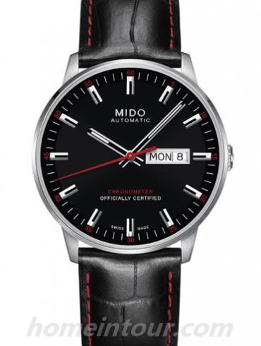 美度M021.431.16.051.00男表指挥官系列-黑色表带/表径40mm