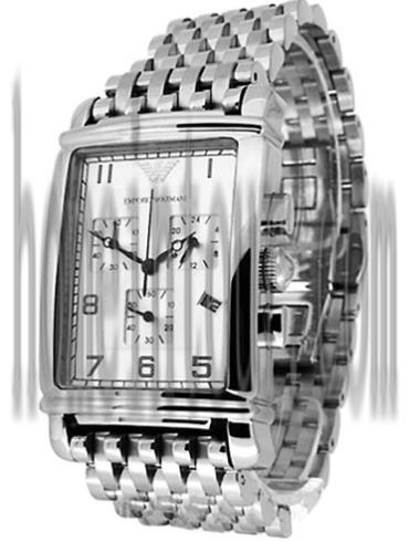 阿玛尼AR0294男表时尚男表系列-银色表带/表径&#8211;