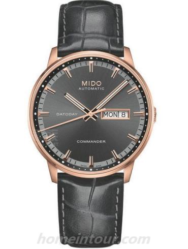 美度M016.430.36.061.02男表指挥官系列-黑色表带/表径40mm