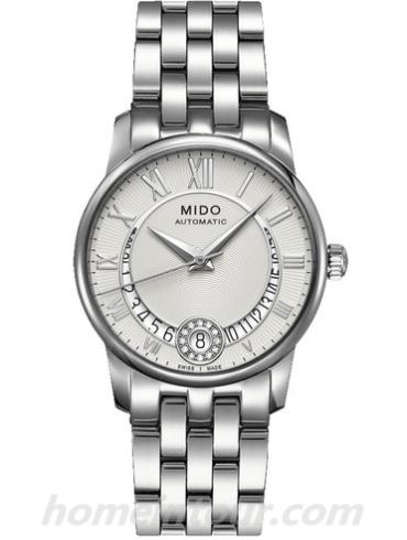 美度M007.207.11.038.00女表贝伦赛丽系列-银色表带/表径33mm