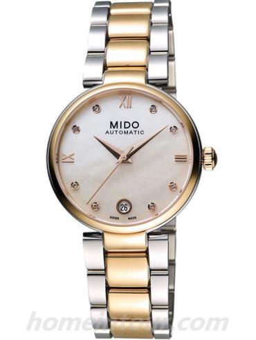 美度M022.207.22.116女表贝伦赛丽系列-间金表带/表径33mm