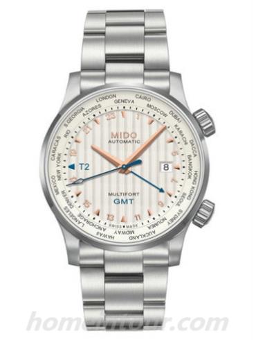 美度M005.929.11.031男表舵手系列-银色表带/表径42mm