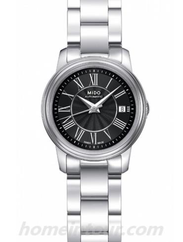 美度M010.007.11.053.09女表贝伦赛丽系列-银色表带/表径25mm