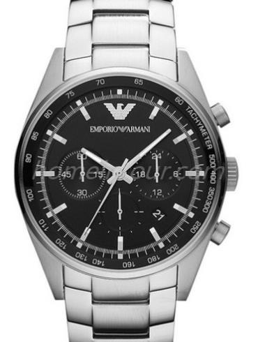 阿玛尼AR5980男表TAZIO系列-银色表带/表径43mm