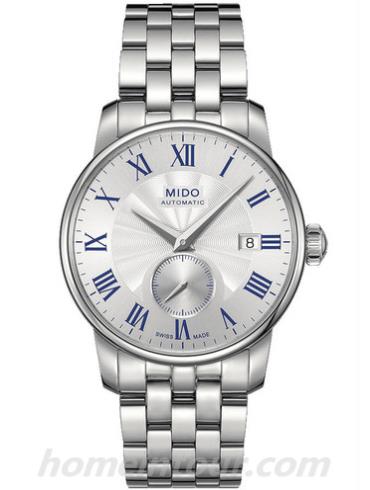 美度M8608.4.21男表贝伦赛丽系列-银色表带/表径38mm