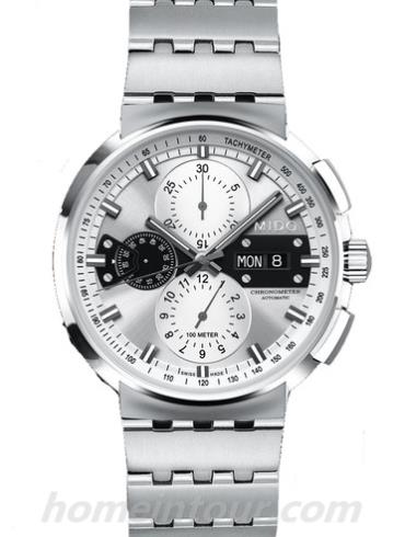 美度M006.615.11.031.00男表完美系列-银色表带/表径44mm