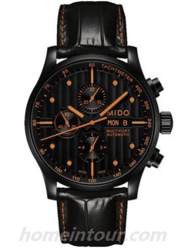 美度M005.614.36.051.22男表舵手系列-黑色表带/表径44mm