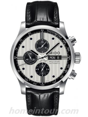 美度M005.614.16.031.01男表舵手系列-黑色表带/表径44mm