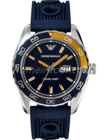 阿玛尼AR6045男表NEW TAZIO系列-蓝色表带/表径46mm