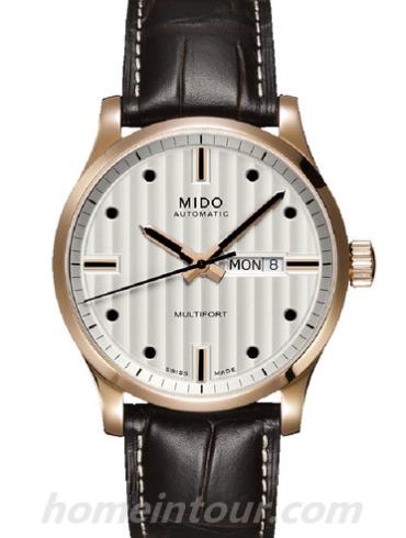 美度M005.430.36.031.00男表舵手系列-深棕色表带/表径42mm