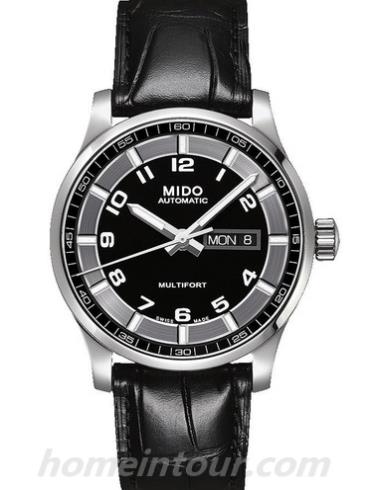 美度M005.430.16.052.00男表舵手系列-黑色表带/表径42mm