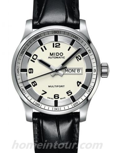 美度M005.430.16.032.00男表舵手系列-黑色表带/表径42mm