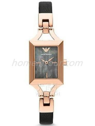 阿玛尼AR7373_女表CHIARA系列-黑色表带/表径&#8211;