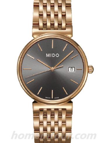 美度M1130.3.13.1男表都瑞系列-金色表带/表径34mm