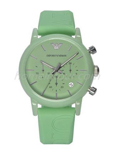 阿玛尼AR1057男表时尚系列-绿色表带/表径41mm