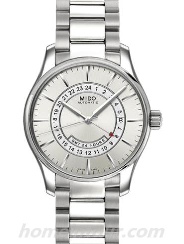 美度M001.429.11.031.20男表布鲁纳系列-银色表带/表径40mm