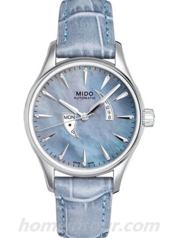 美度M001.230.16.121.51女表布鲁纳系列-蓝色表带/表径33mm