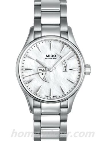 美度M001.230.11.111.01女表布鲁纳系列-银色表带/表径33mm