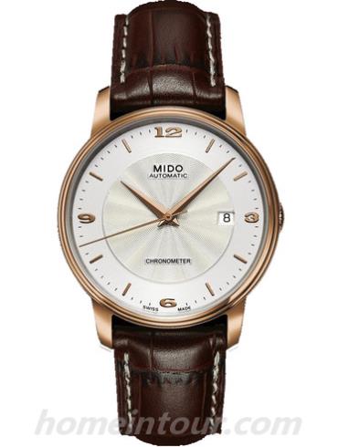 美度M901.408.76.037.10男表贝伦赛丽系列-深棕色表带/表径39mm