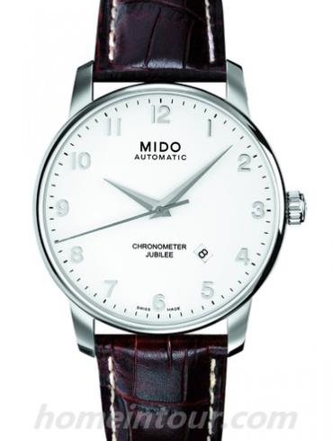 美度M8690.4.11.8男表贝伦赛丽系列-深棕色表带/表径42mm