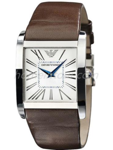 阿玛尼AR2008男表时尚系列-棕色表带/表径&#8211;