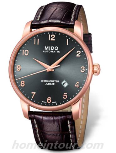 美度M8690.3.13.8男表贝伦赛丽系列-深棕色表带/表径42mm