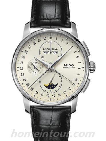 美度M8607.4.M1.4男表贝伦赛丽系列-黑色表带/表径42mm