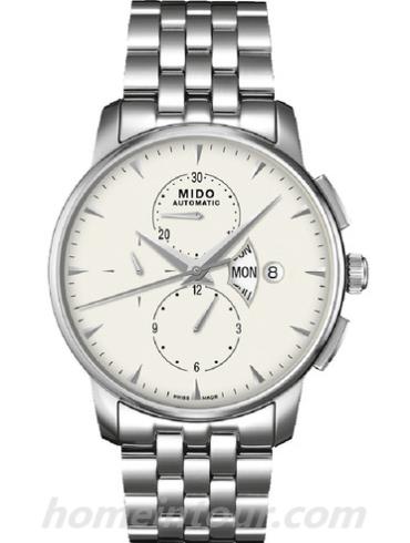 美度M8607.4.11.1男表贝伦赛丽系列-银色表带/表径42mm