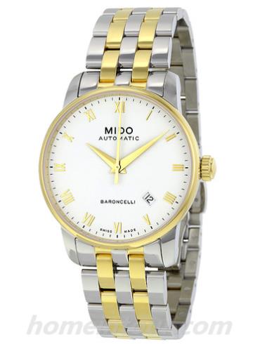 美度M8600.9.26.1男表贝伦赛丽系列-间金色表带/表径38mm