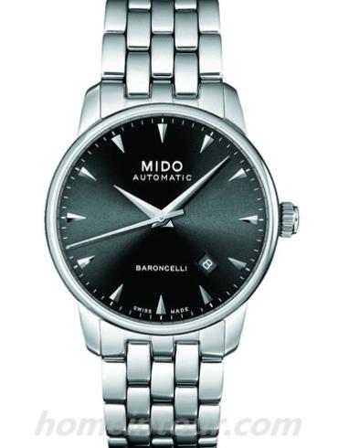 美度M8600.4.18.1男表贝伦赛丽系列-银色表带/表径38mm