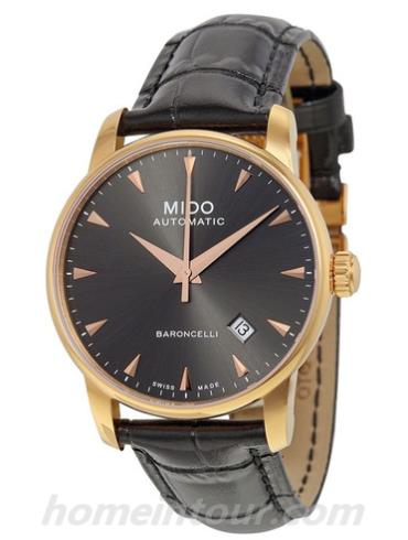 美度M8600.3.13.4男表贝伦赛丽系列-黑色表带/表径38mm