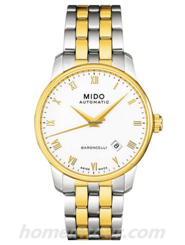 美度M7600.9.26.1女表贝伦赛丽系列-间金色表带/表径29mm