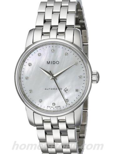 美度M7600.4.69.1女表贝伦赛丽系列-银色表带/表径29mm