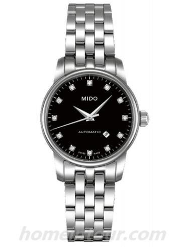 美度M7600.4.68.1女表贝伦赛丽系列-银色表带/表径29mm