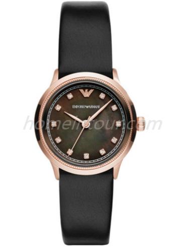 阿玛尼AR1802女表时尚系列-黑色表带/表径26mm