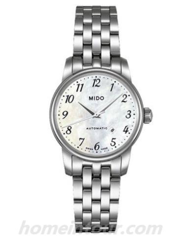 美度M7600.4.59.1女表贝伦赛丽系列-银色表带/表径29mm