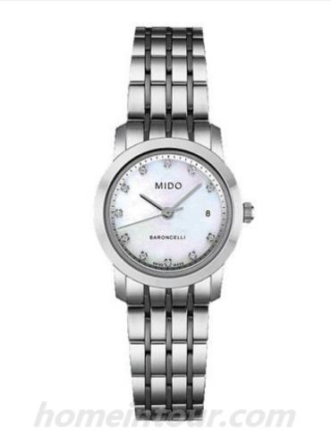 美度M3491.4.69.1女表贝伦赛丽系列-银色表带/表径—mm