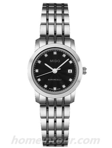 美度M3491.4.68.1女表贝伦赛丽系列-银色表带/表径—mm