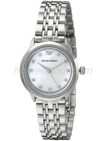 阿玛尼AR1803女表时尚系列-银色表带/表径26mm