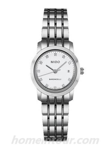 美度M3491.4.66.1女表贝伦赛丽系列-银色表带/表径—mm