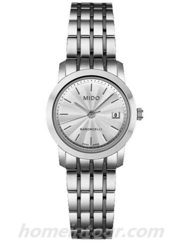 美度M3491.4.11.1女表贝伦赛丽系列-银色表带/表径—mm