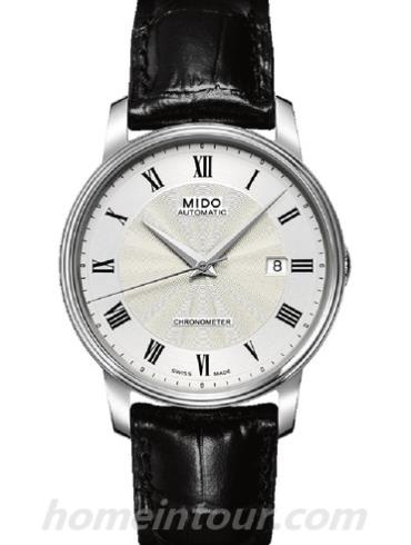 美度M010.408.16.033.20男表贝伦赛丽系列-黑色表带/表径39mm